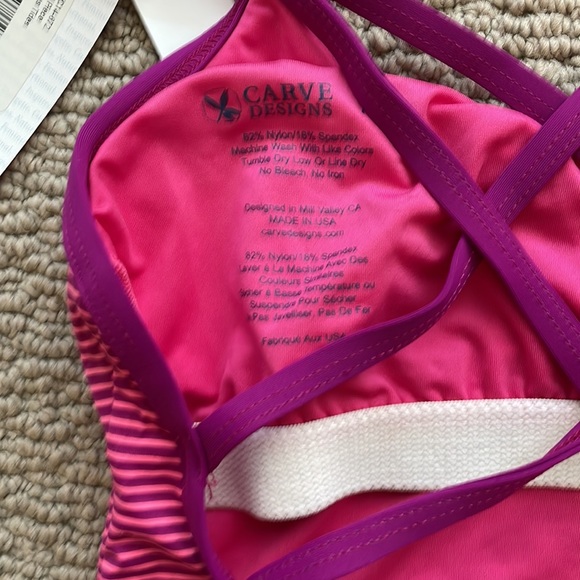 Carve Designs One Piece Swimsuit, Sz XS - Picture 4 of 5